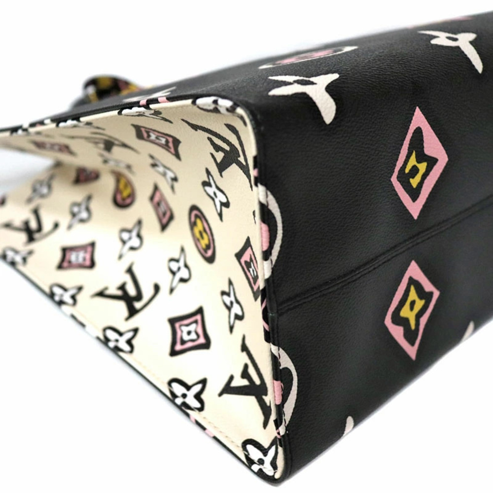 LOUIS VUITTON OnTheGo Graphic Wild Heart Leopard Giant Tote Hand Shoulder Bag - Picture 5 of 6